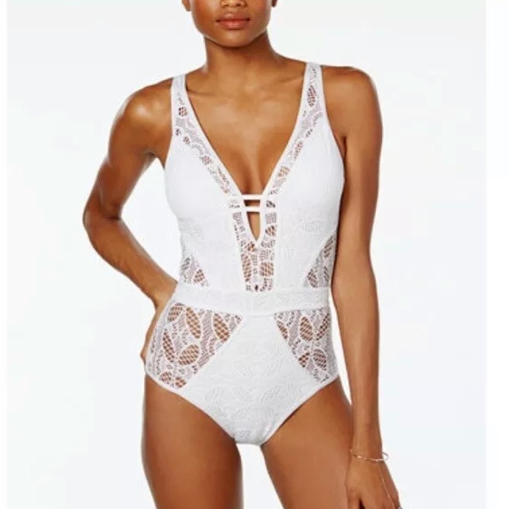 Becca One Piece Swimsuit Lace Women’s Large
